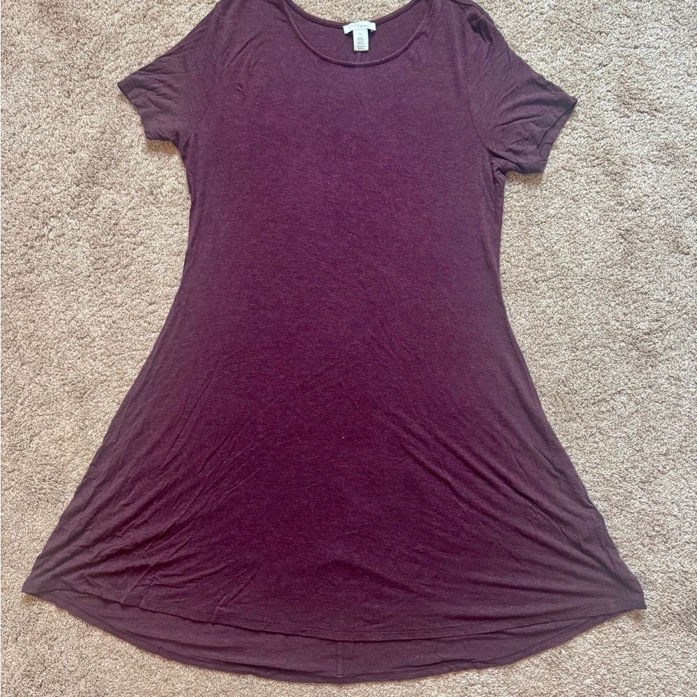 Daily Ritual Purple T-Shirt Maxi Dress